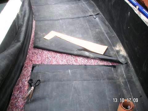 Einlegerinne mit Firestone EPDM