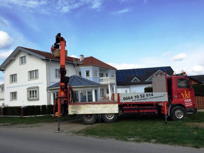 Kranarbeiten mit Arbeitskorb