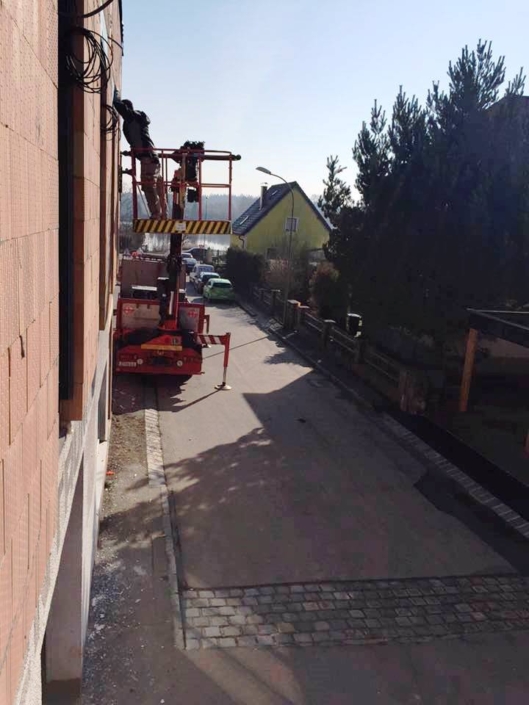 Kranarbeiten mit Arbeitskorb